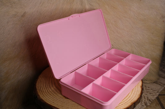 Pink Nail Tip Organizer